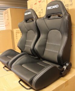2 x SR5 Ultra hard wearing PVC Recaro style Car Racing Sport seats 185769854783 1