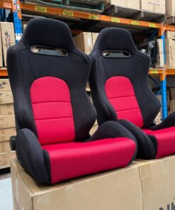 2 x SR5 seat in Type R Style Recaro style Car Racing Sport seats 185542689121 1