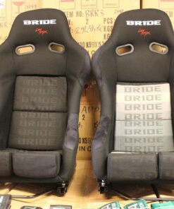 2x Bride VIOS II Fixed Fibreglass Seat Grey or FullBlack Car Racing Sport seats 174364986057 1