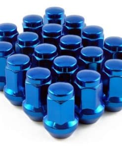 blue capped wheel nuts large
