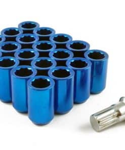 blue tuner wheel nuts large