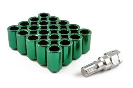 green tuner wheel nuts large